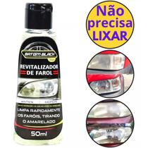 Revitalizador de Farol Carro Batom Black 50ml