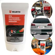 Revitalizador De Plásticos E Borrachas para parachoques paineis Rpw Wurth 100g Renova e protege