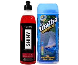 Revitalizador de Pneu Pretinho Shiny Toalha Magica Absorve