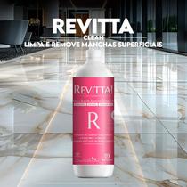 Revitta clean - Limpa manchas superficiais - Porcelanato, cerÂmica, pedras naturais - desencarde