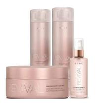 Revival Brae Kit Reconstrutor Cabelos Danificados 4 un Shampoo Condicionador Mascara e Georgeus Oléo