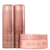 Revival Kit Shampoo e Condicionador 250ml e Máscara 200g Braé