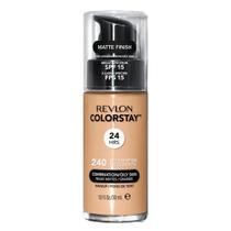 Revlon Base ColorStay Combination/Oily Skin With Pump Beige240 - Base Protetora 30ml
