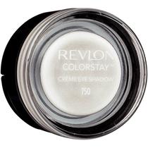 Revlon Colorstay Creme Eye Shadow, Longwear Blendable Matte ou Shimmer Eye Makeup com Pincel Aplicador em Branco, Baunilha (750)