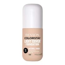 Revlon ColorStay Light Cover Liquid Foundation, Hidratante Longwear Weightless Makeup com FPS 35, Cobertura Meio-Claro para Blemish, Manchas Escuras &amp Textura de Pele Desigual, 130 Porcelana, 1 fl. oz.