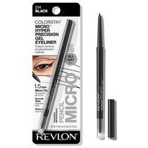 Revlon Gel Eyeliner Delineador Micro Hyper Cor: 214 Black
