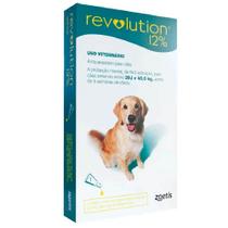 Revolution 12% Cães de 20,1 á 40Kg 240mg - ZOETIS