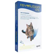 Revolution 6% 45Mg para Gatos de 2,6 A 7,5 Kg - Zoetis