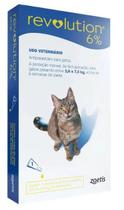 Revolution 6% Antipulgas Gatos 2,6Kg a 7,5Kg - Zoetis Revolution 6% Antipulgas Gatos 2,6Kg a 7,5Kg - Zoetis