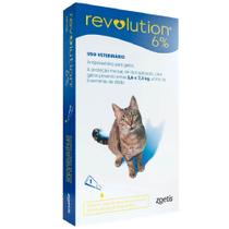 Revolution 6% para Gatos de 2,6 á 7,5 Kg - ZOETIS