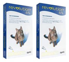 Revolution Antipulgas 6% Gatos 2,6 Á 7,5kg 6 Pipetas Kit 2