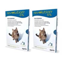 Revolution Para Gatos De 2,6kg A 7,5 Kg C/ 6 Pipetas Zoetis