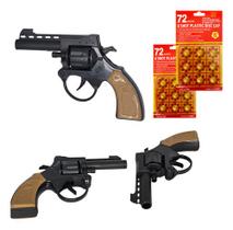 Revólver Pistola Infantil Arma Brinquedo Arminha Resistente Revólver Pistola Infantil Arma Brinquedo Arminha Resistente