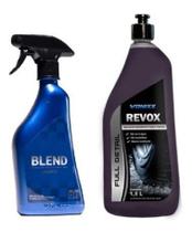 Revox 1,5l Pneu Pretinho Resistente Agua Vonixx + Cera Blend
