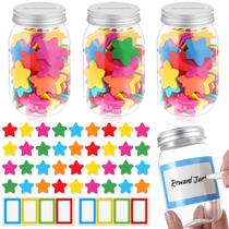 Reward Jar Roowest Star para criança com 3 potes de moedas de 200 estrelas