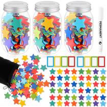 Reward Jar Roowest Star para criança com 3 potes de moedas de 200 estrelas