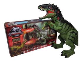 Rex Dinossauro Solta Fumaça Bota Ovo Anda Emite Som E Luz - toys