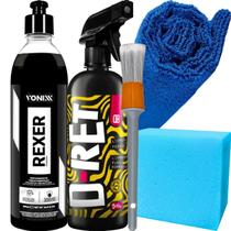 Rexer Vonixx e D Ret Dub Boyz Limpeza Profunda de Pneus e Borrachas Brilho Intenso e Proteção