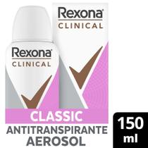 Rexona Clinical Classic Aerosol 150 ml Proteção 96 h