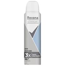 Rexona clinical desodorante aerossol sem perfume com 150ml