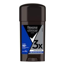 Rexona clinical desodorante creme clean com 58g