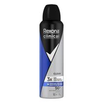Rexona Men Clinical Clean Aerosol 150ml Proteção 96 h Rexona Men Clinical Clean Aerosol 150ml Proteção 96 h