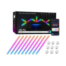 RGB WiFi LED Lâmpada De Parede Inteligente Sincronização De Música TV Backlight APP Controle Quarto