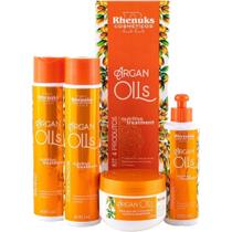 Rhenuks Argan Oils - Kit Tratamento Nutritivo Anti Radicais Livres (4 Produtos)