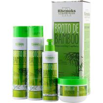 Rhenuks Broto de Bamboo - Kit Fortalecimento Capilar Antiqueda (4 Produtos)