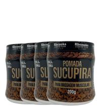 Rhenuks Cosméticos Kit Creme Sucupira Para Massagem Corporal 4x 200g Rhenuks Cosméticos Kit Creme Sucupira Para Massagem Corporal 4x 200g