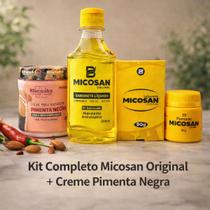 Rhenuks Pimenta Negra 200g + Kit Micosan Baruc Cuidados Estético