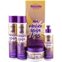 Rhenuks Pós Progressiva - Kit Prolongador de Liso Antifrizz (4 Produtos)