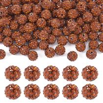 Rhinestone Beads BB Beadthoven Coffee Brown 10 mm 100 unidades