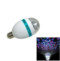 Rhode Island Novelty 3W LED Multicolor Disco Lâmpada Rotativa