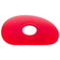 Rib de cerâmica MudTools Shape 0 em polímero vermelho, muito macio Rib de cerâmica MudTools Shape 0 em polímero vermelho, muito macio