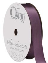 Ribbon Berwick 995839 Cetim de face única, 5/8 de largura, roxo ametista