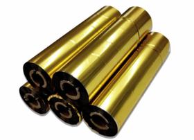 Ribbon de Resina 110x74 Metros cor Dourado