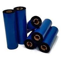 Ribbon fita termica 110mm x 74m - cera preto