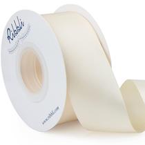 Ribbon Ribbli Ivory Cetim de dupla face 1,5 cm x 22,86 cm Ribbon Ribbli Ivory Cetim de dupla face 1,5 cm x 22,86 cm