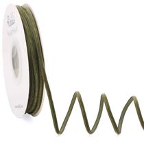 Ribbon Ribbli Moss Green Velvet 3 mm x 23 m para embrulho de presente Ribbon Ribbli Moss Green Velvet 3 mm x 23 m para embrulho de presente