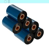 Ribbon Sbrix 110Mmx74M Cera 6 Unidades Elgin Gc420 Argox Zebra Multicolorido e Preto Ribbon Sbrix 110Mmx74M Cera 6 Unidades Elgin Gc420 Argox Zebra Multicolorido e Preto