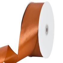 Ribbon TONIFUL Copper Brown Satin 40 mm x 91 m para embrulho de presente