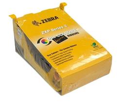 Ribbon Zebra Color 800033 840 para ZXP3 200 Impressões