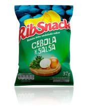 Ribsnack Batata Chips 37g Cebola e Salsa Caixa 20 unidades Ribsnack Batata Chips 37g Cebola e Salsa Caixa 20 unidades