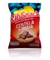 Ribsnack Batata Chips 37g Costela na Brasa Caixa 20 unidades