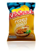Ribsnack Batata Chips 37g Sabor Frango Assado Caixa 20 unidades