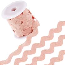 Ric Rac Ribbon GORGECRAFT Jumbo 3,4 cm de largura e 10 m de comprimento poliéster Ric Rac Ribbon GORGECRAFT Jumbo 3,4 cm de largura e 10 m de comprimento poliéster