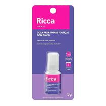 Ricca Cola para Unhas Postiças Com Pincel 5g
