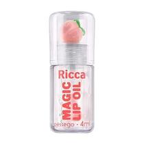 Ricca magic lip oil pêssego 4ml