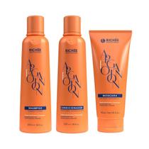 Richée Argan e Ojon Shampoo 250ml + Condicionador 250ml + Máscara 150g